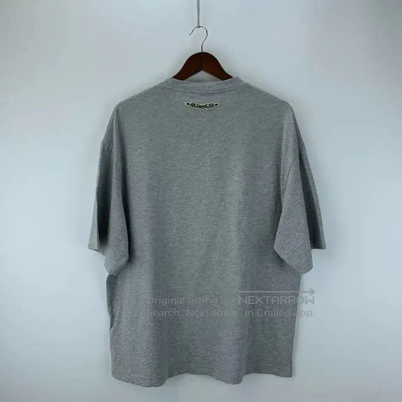 Lanvin LANVIN Men's Gray Cotton T-Shirt with Heart Design . Size US L / EU 52-54 / 3 - 2 Thumbnail