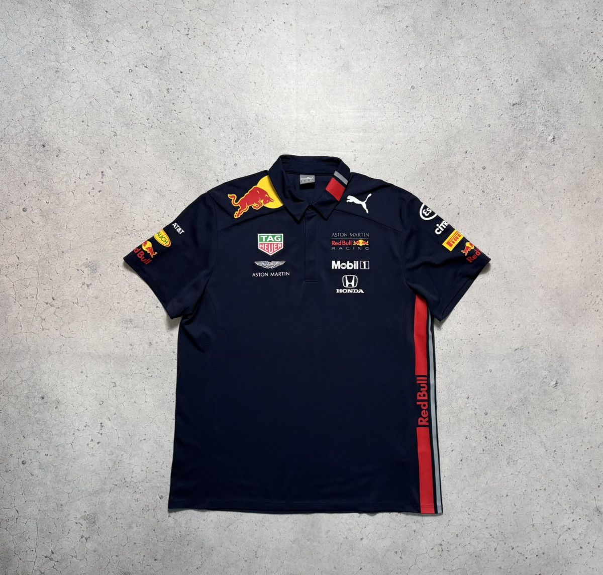 Puma Puma Red Bull Mobil 1 Racing Polo Shirt Size XXL Size US XXL / EU 58 / 5 - 1 Thumbnail