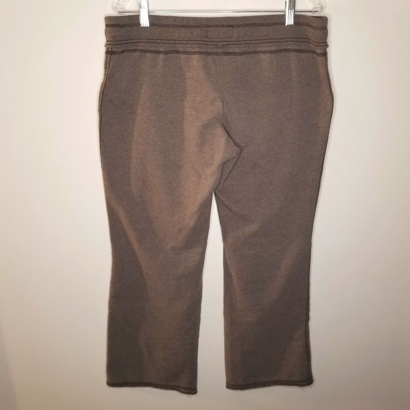 Vintage MAURICES Women's Brown Loose Sweatpants with Pockets Size L Activewear Size 36" / US 14 / IT 50 - 4 Thumbnail