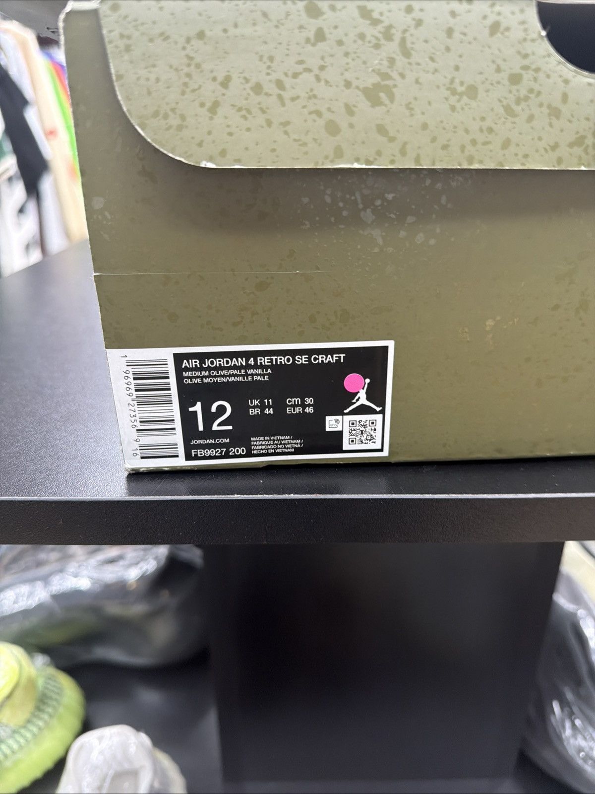 Jordan Brand Air Jordan 4 Craft ‘Olive’ Men’s Size 12 Pre-owned Sneakers Size US 12 / EU 45 - 5 Thumbnail