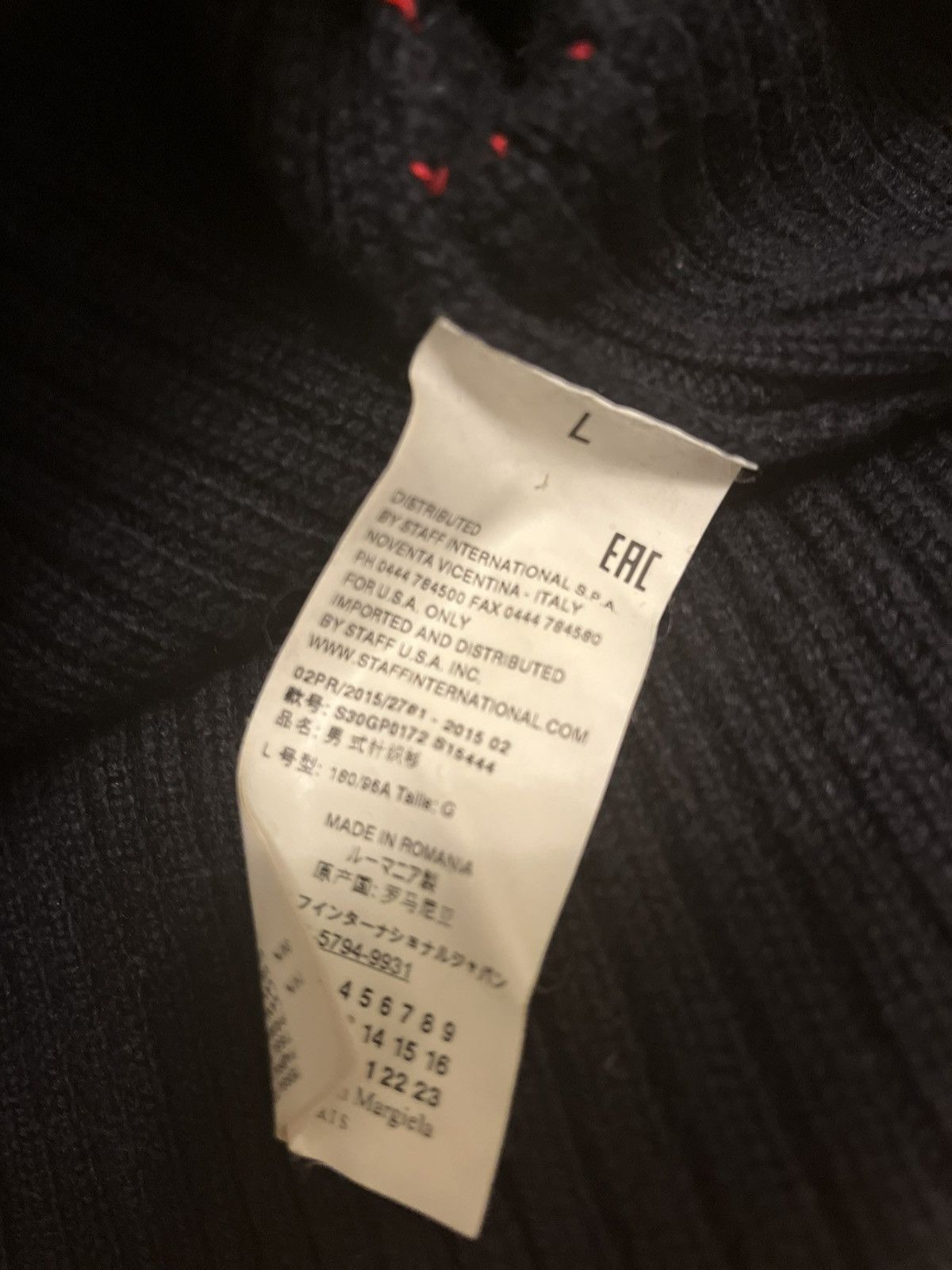 Maison Margiela Margiela Turtle Neck Wool Sweater Size US L / EU 52-54 / 3 - 8 Thumbnail