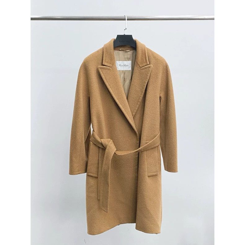 Max Mara Max Mara Camel hair coat Size L / US 10 / IT 46 - 1 Thumbnail