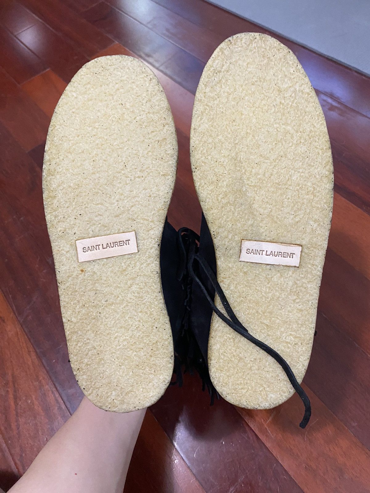 Saint Laurent Paris × Yves Saint Laurent Saint Laurent Nino Fringed boots Size US 7.5 / EU 40-41 - 3 Thumbnail