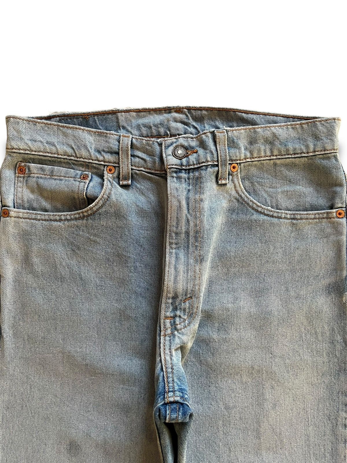 Levi's SALES🔥Vintage 90s Levis 510 Light Wash Distress Loose Jeans Size US 31 - 4 Thumbnail