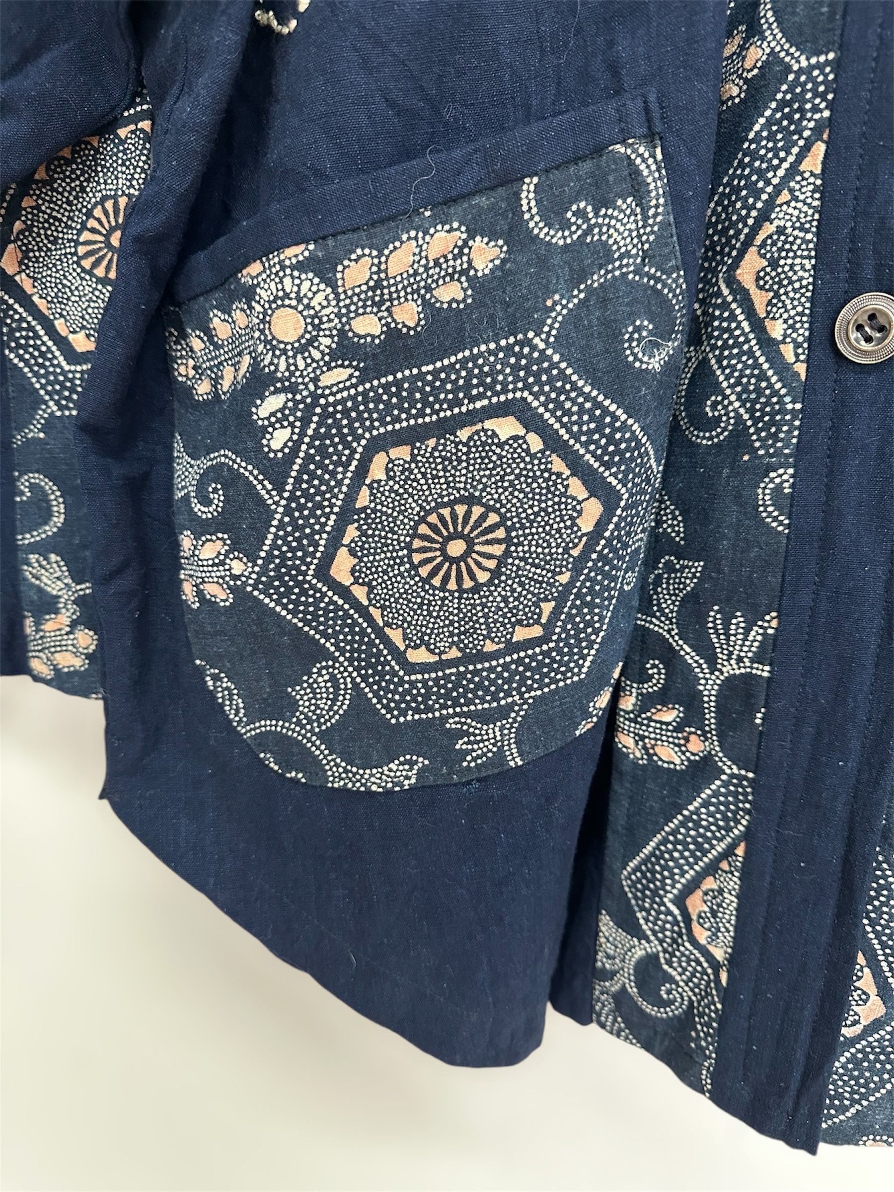 Indigo Vtg Japanese Brand Indigo Blue Shashiko Kendo Uniform Noragi Size US L / EU 52-54 / 3 - 8 Thumbnail