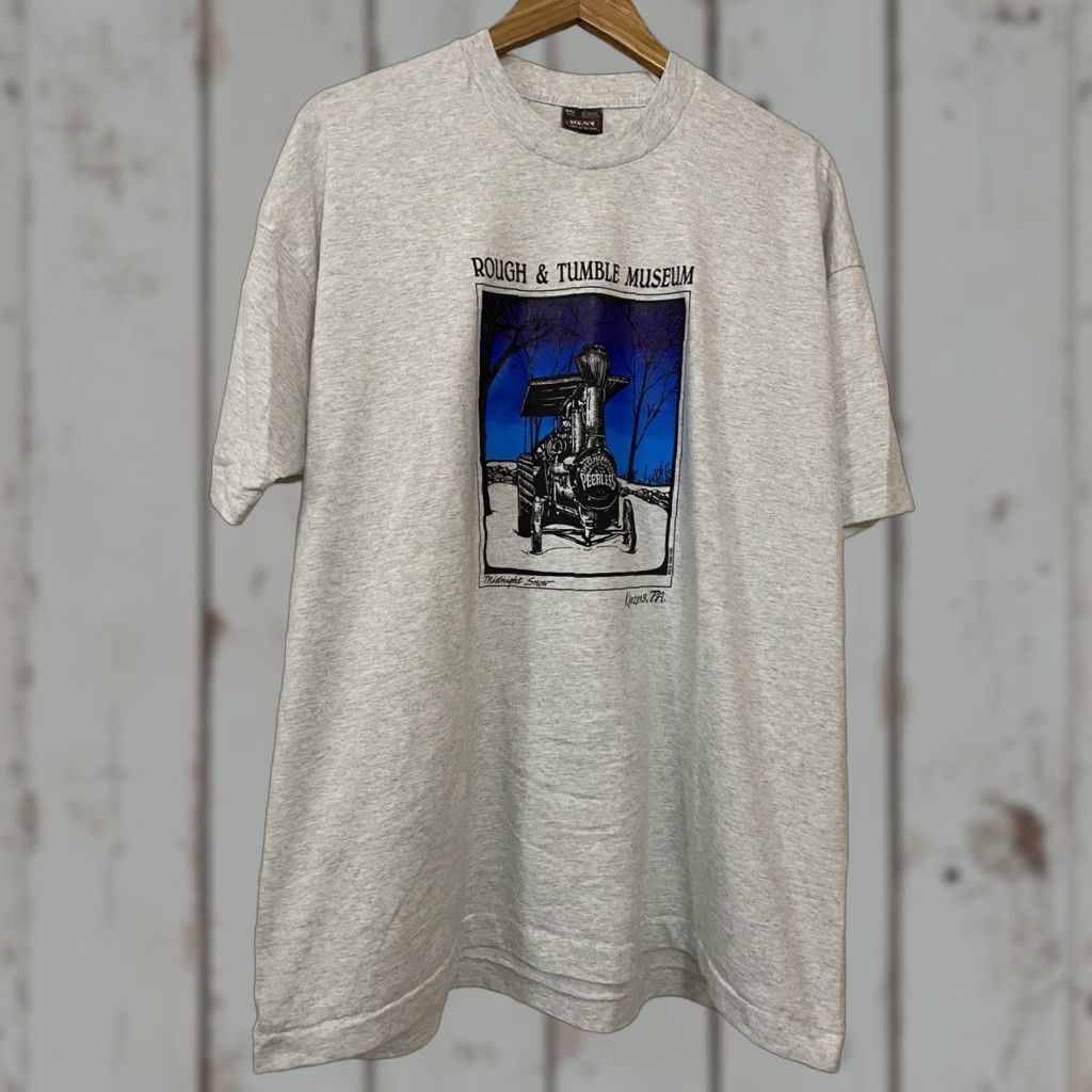 Vintage VINTAGE Mens 2XL Shirt Gray 1992 Crew Neck Short Sleeve Modern Engineering T-Shirt Mens Size US XXL / EU 58 / 5 - 1 Thumbnail