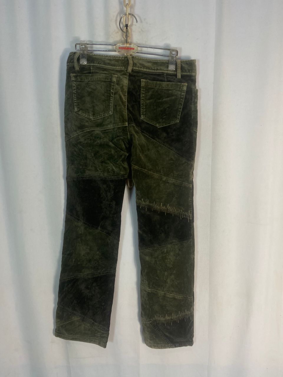 Tornado Mart Tornado mart femme velvet patchwork pants size 29-30 Size 29" - 16 Thumbnail