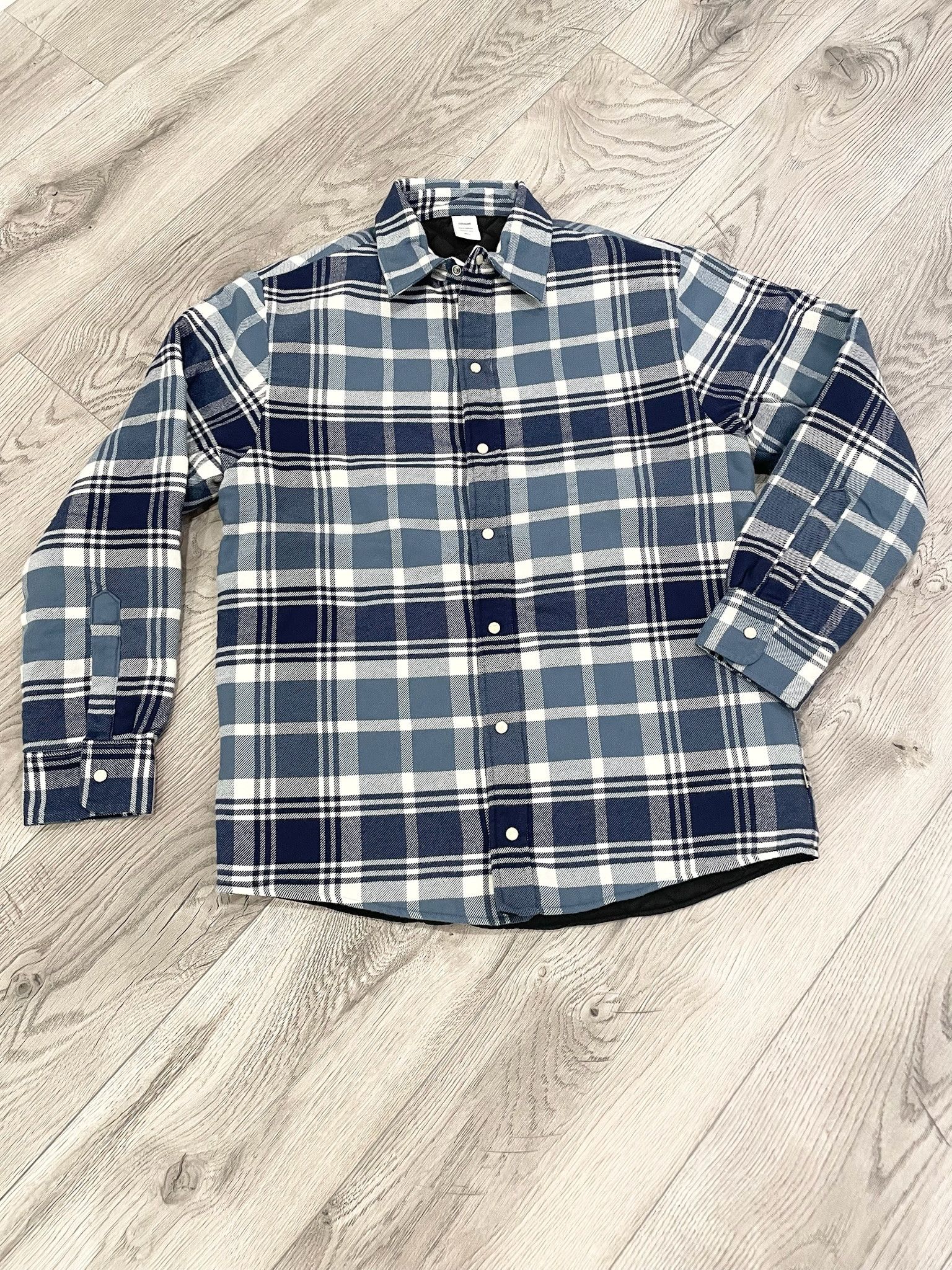 JJJJound JJJJound Blue & White flannel jacket Size US S / EU 44-46 / 1 - 2 Thumbnail