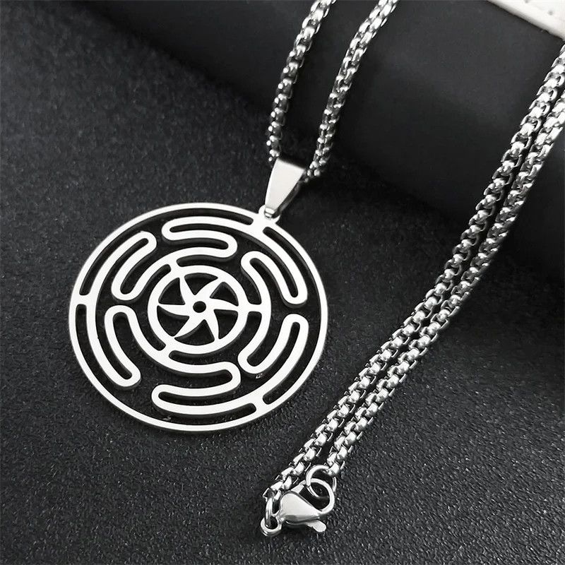 Jewelry Strophalos Hecate Magic Symbol Pendant Emblem Talisman Size ONE SIZE - 2 Thumbnail