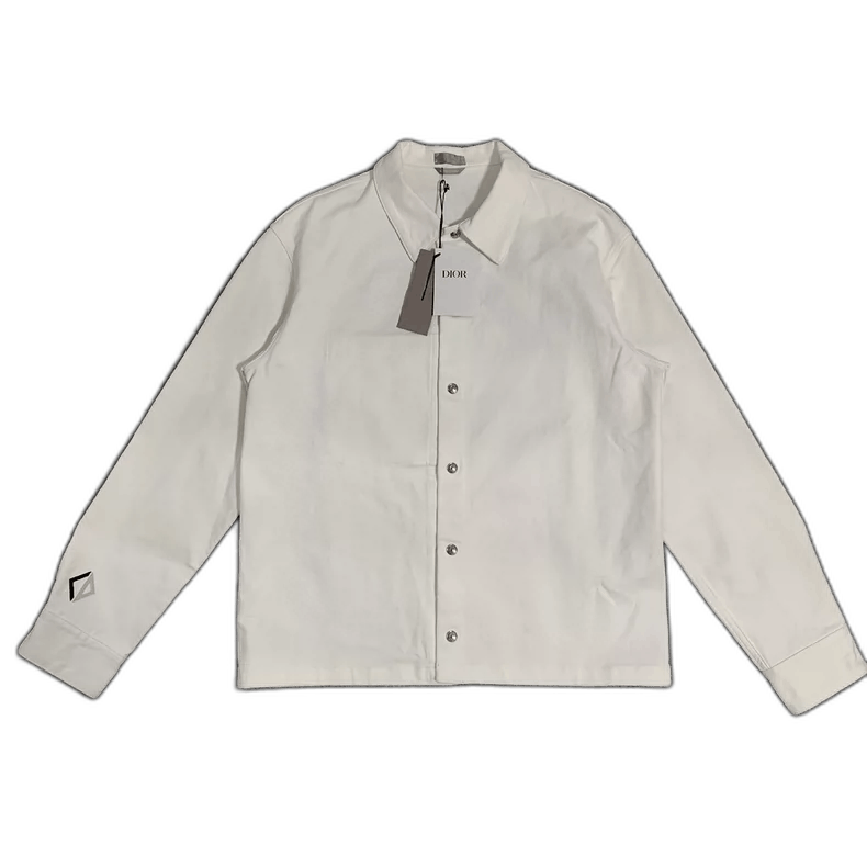 Dior dior diamond patterned button-up shirt Size US L / EU 52-54 / 3 - 1 Thumbnail