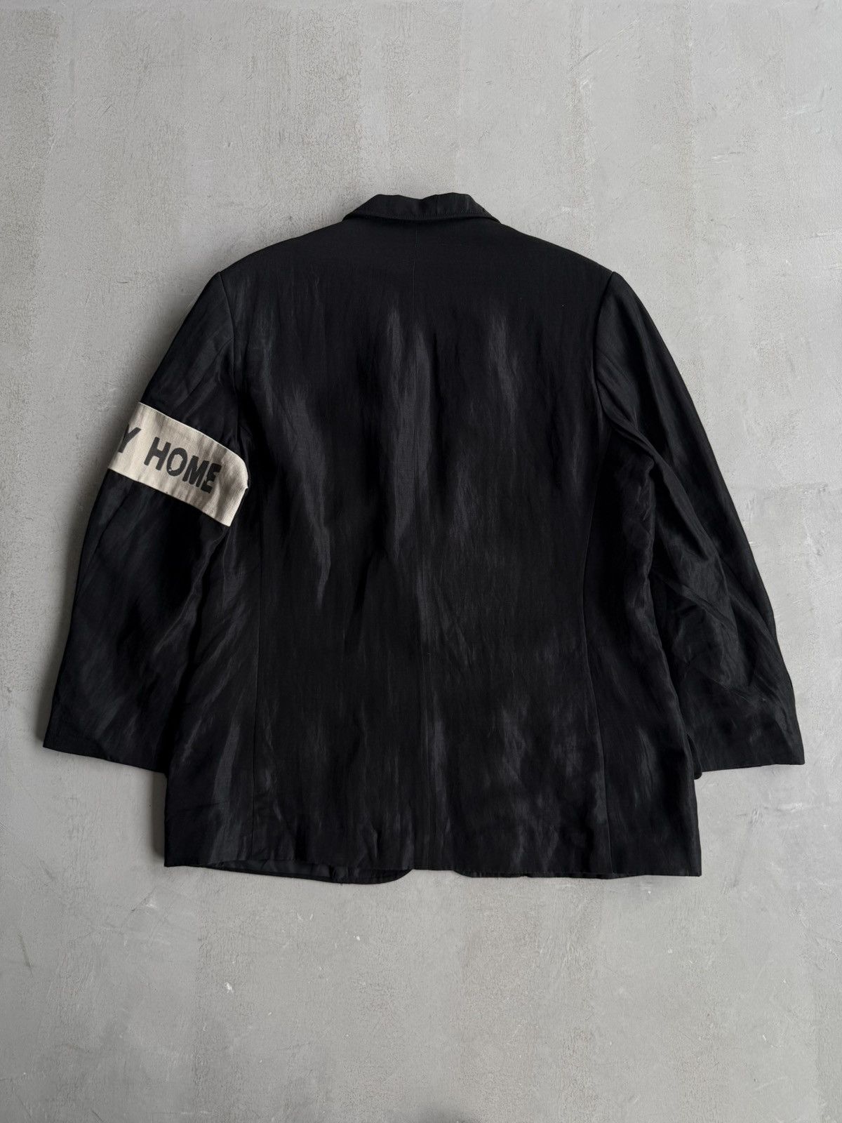 Yohji Yamamoto Yohji Yamamoto - Lost Way Home Blazer Size 52L - 2 Thumbnail