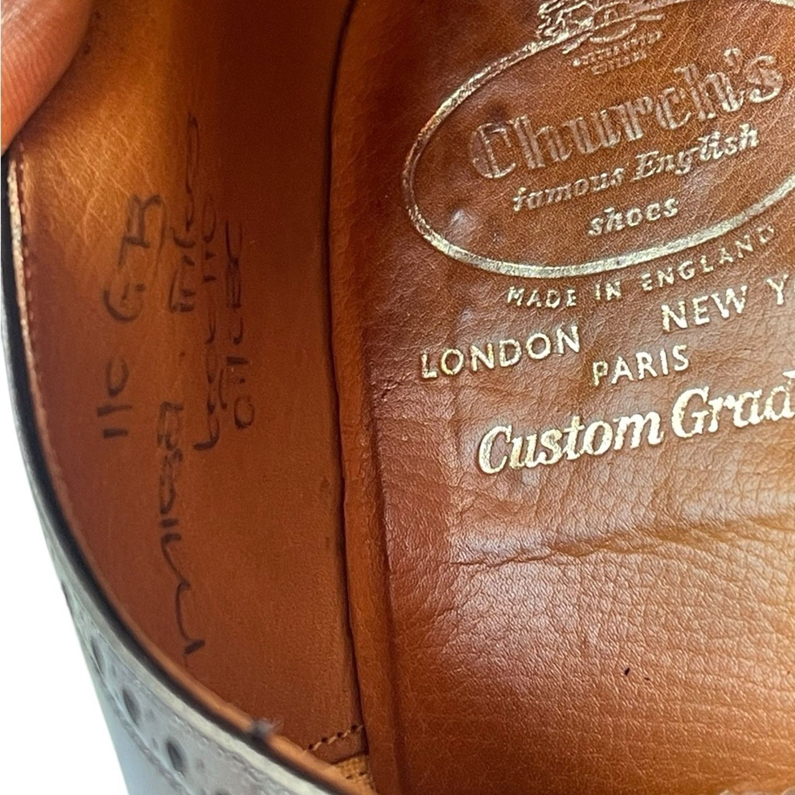 Church's Church's Diplomat Custom Men Semi Brogue Cap Toe Oxford US11 Size US 11 / EU 44 - 11 Thumbnail