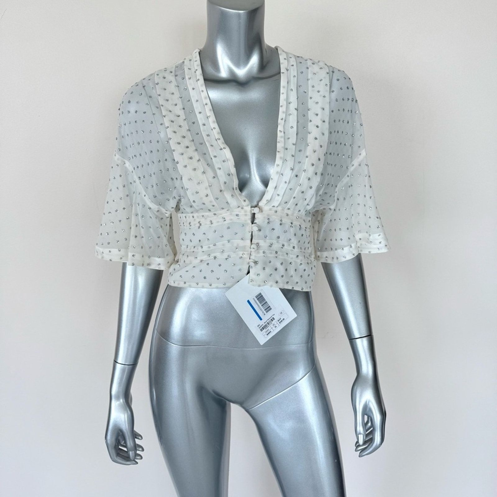 Iro NWT!!! IRO women silk top size 34 FR or XS Retail 350$ Size XS / US 0-2 / IT 36-38 - 1 Thumbnail