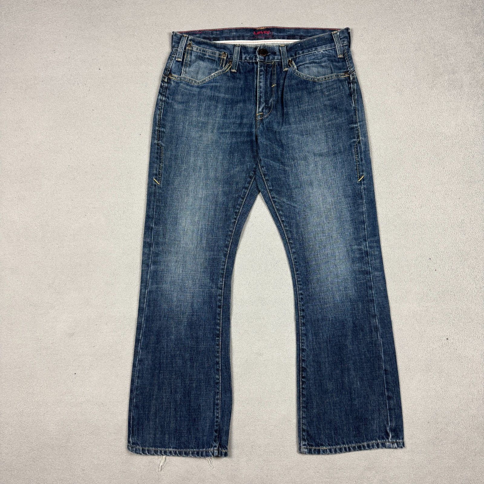 Levi's Vintage Clothing VTG Levi's RED Jeans W34 L30 Bootcut Distressed Indigo Denim Size US 34 / EU 50 - 1 Thumbnail