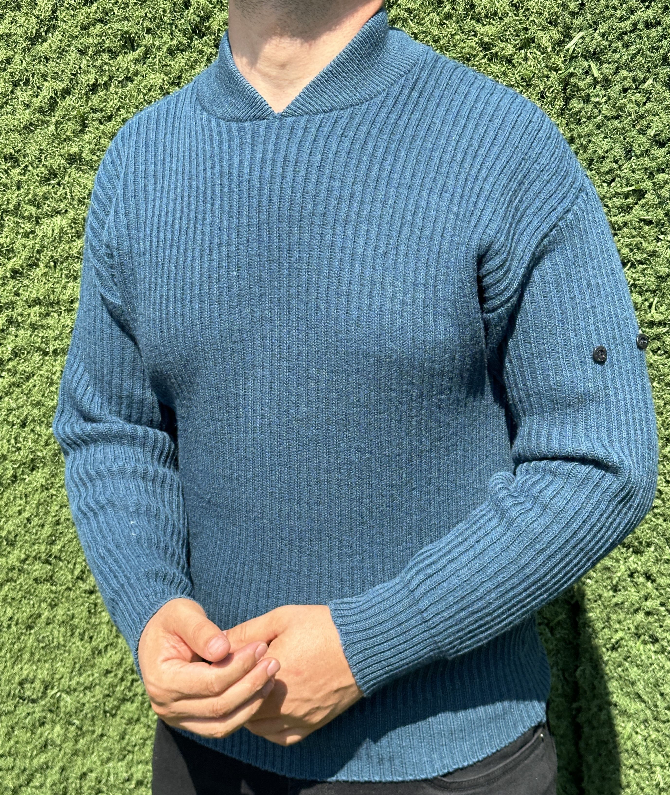 Stone Island Archive 1987 Stone Island Marina Knit Light Pullover Size M Size US M / EU 48-50 / 2 - 1 Thumbnail