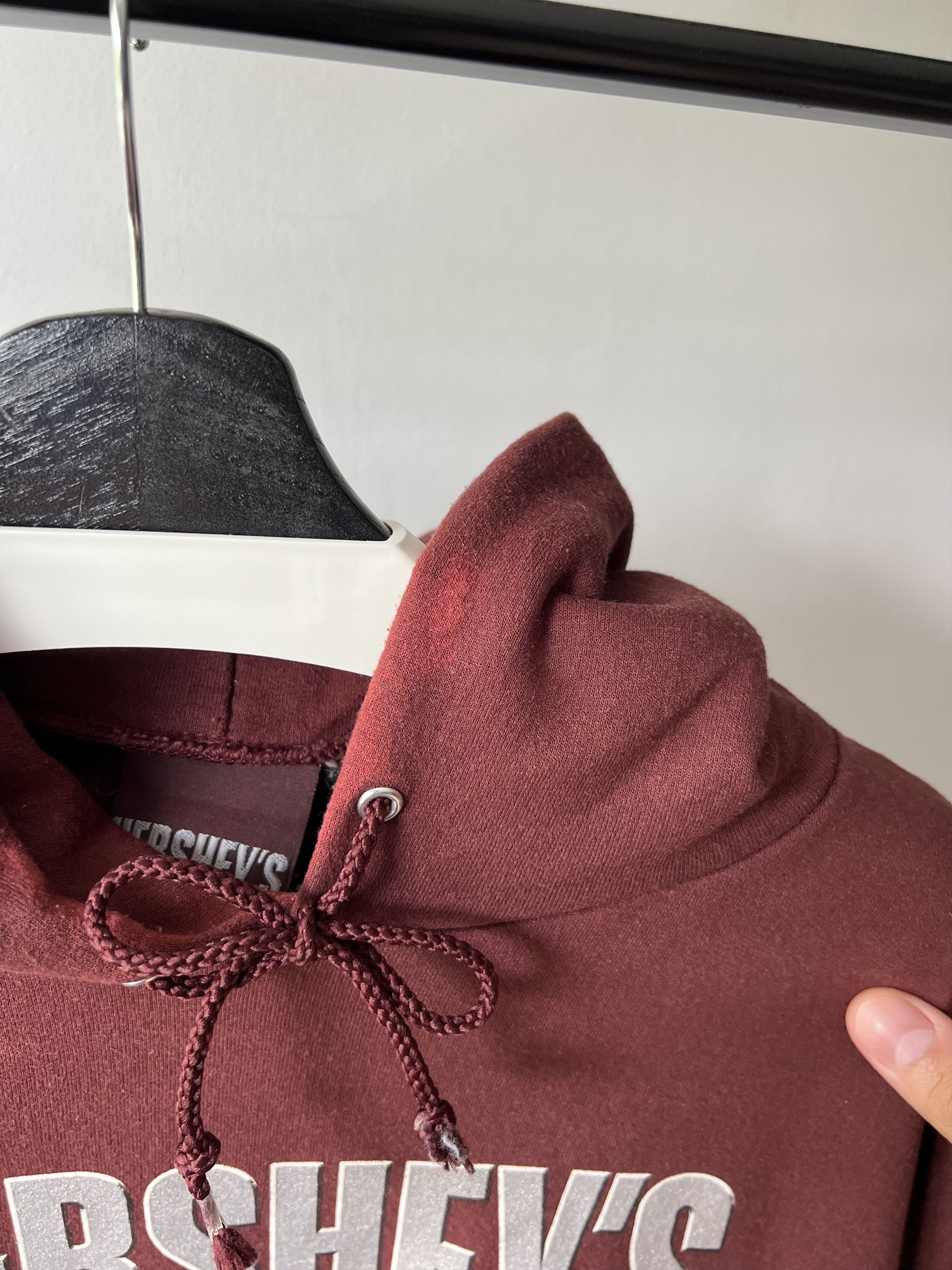 Chocolate × Vintage Vintage 90's Hershey’s Chocolate World Brown Hoodie By THC Size US L / EU 52-54 / 3 - 8 Thumbnail