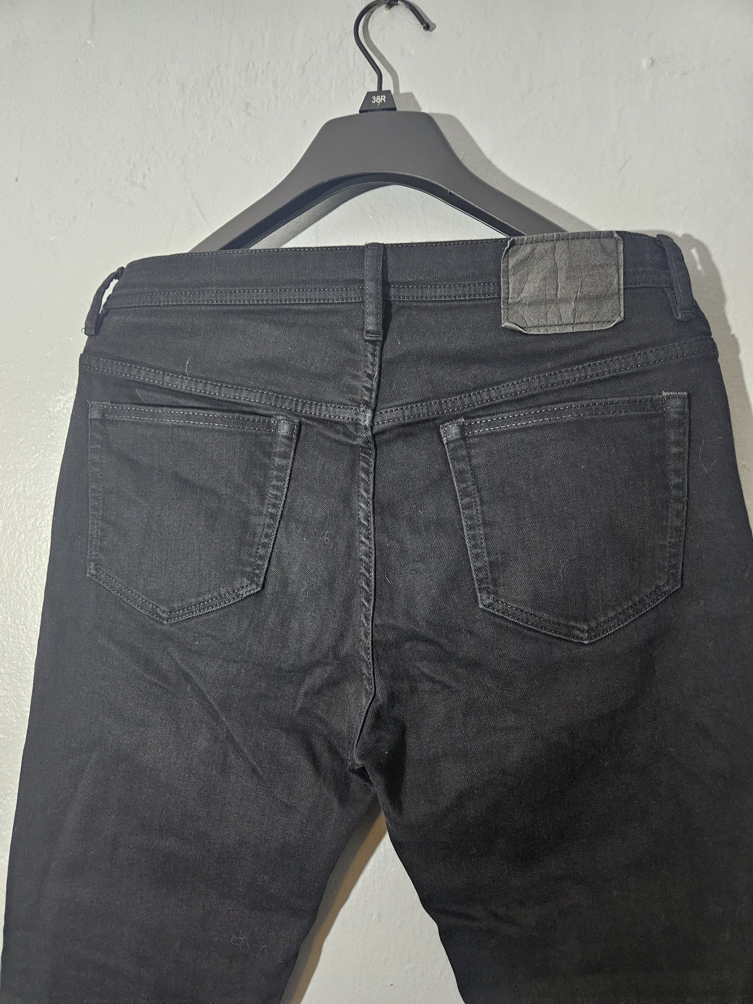 Acne Studios Blå Konst River Stay Black Bach Patch Denim Jeans Size US 32 / EU 48 - 6 Thumbnail