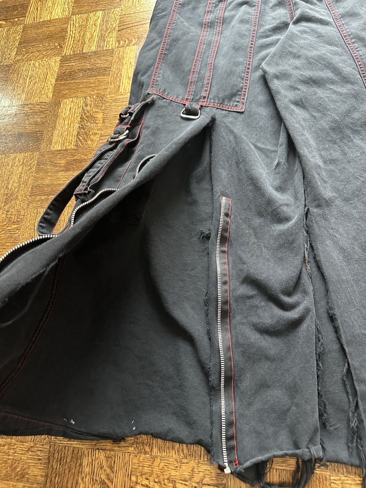 Tripp NYC × Vintage Vintage Tripp NYC Wide Leg Bondage Pants Size Large Size US 34 / EU 50 - 7 Thumbnail
