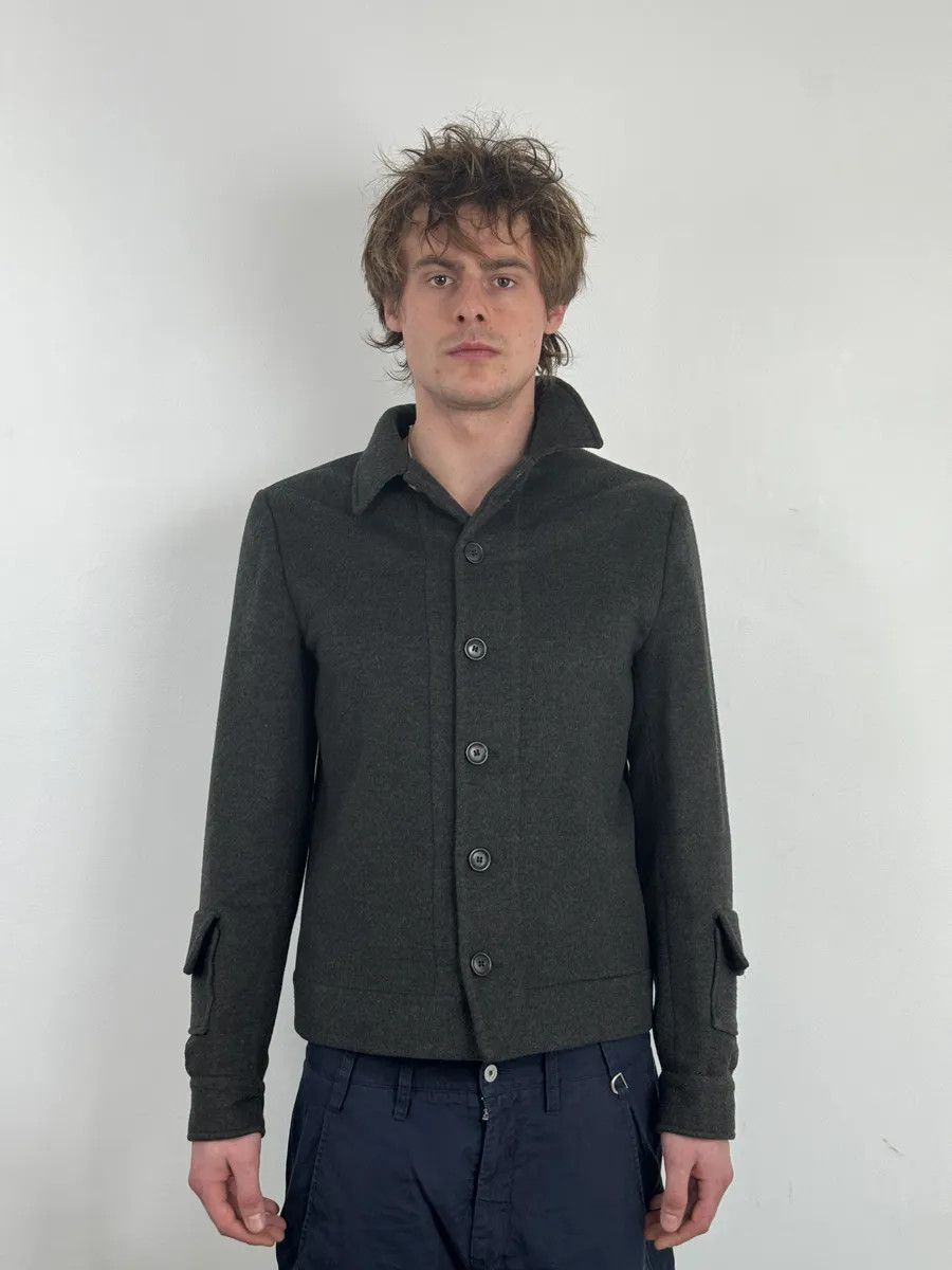 Dolce & Gabbana AW1999 Dolce & Gabbana Dark Grey Classy Cargo Cashmere Jacket Size US M / EU 48-50 / 2 - 4 Thumbnail