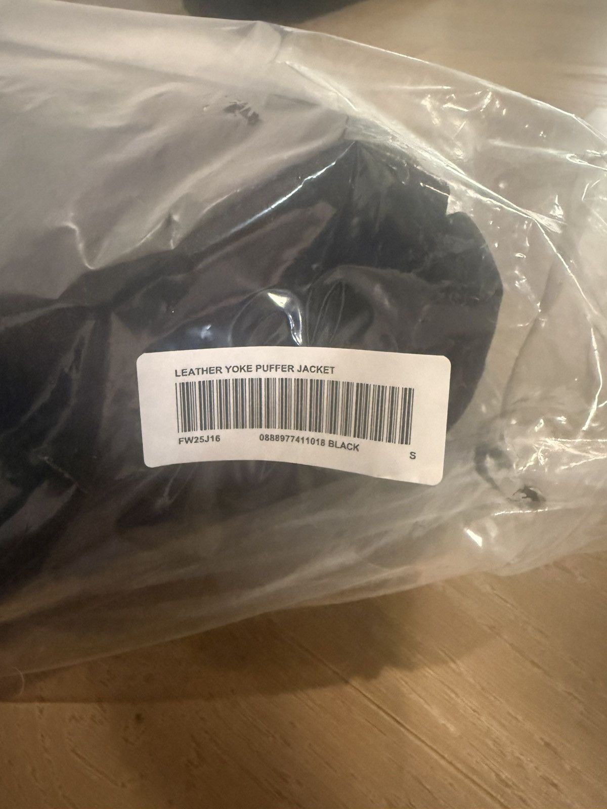 Supreme Supreme Leather Yoke Puffer Jacket Black (Size Small) Size US S / EU 44-46 / 1 - 3 Thumbnail