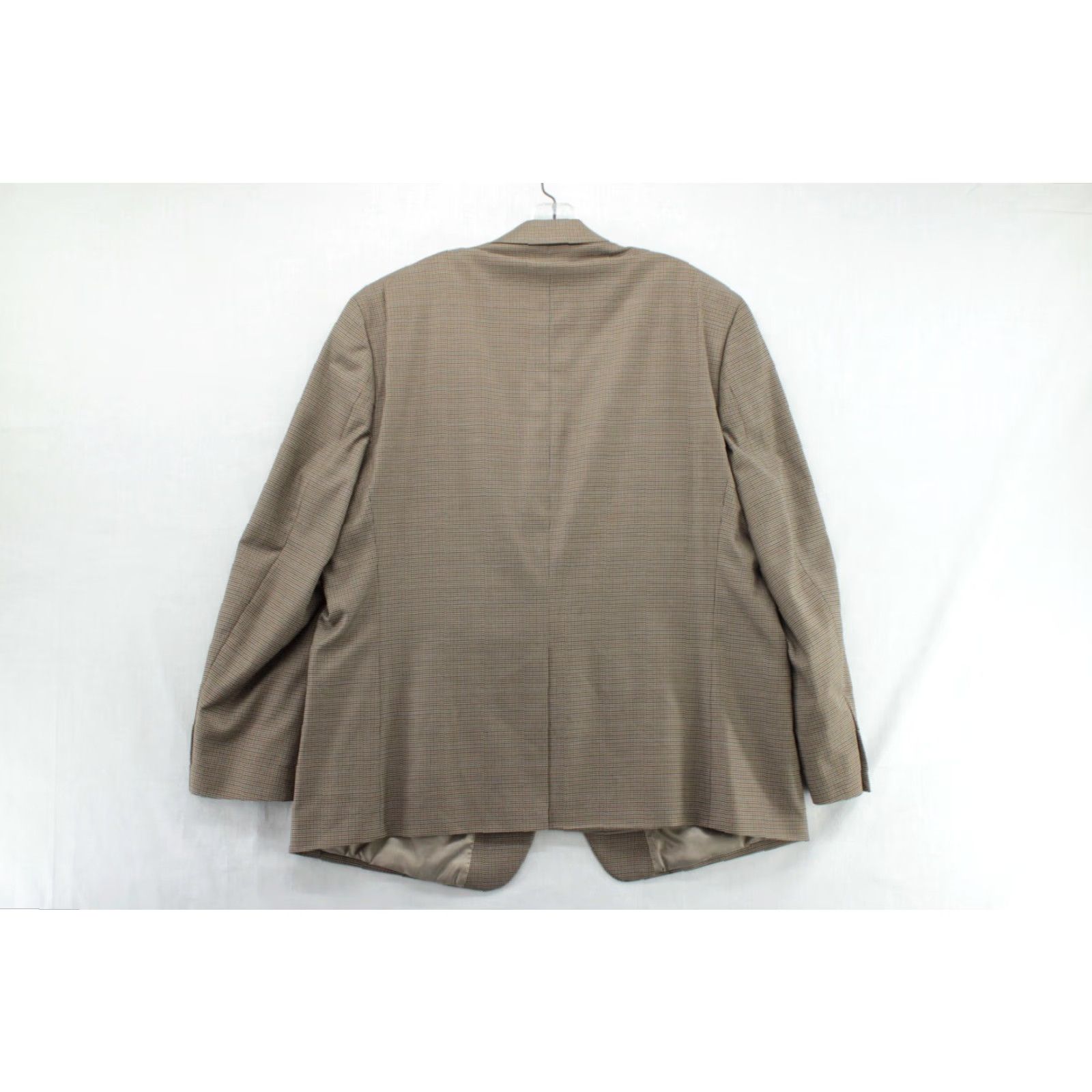 Ralph Lauren VINTAGE LRL Ralph Lauren Blazer Sport Jacket Mens 48R Brown Houndstooth Preppy Office Size 48R - 4 Thumbnail