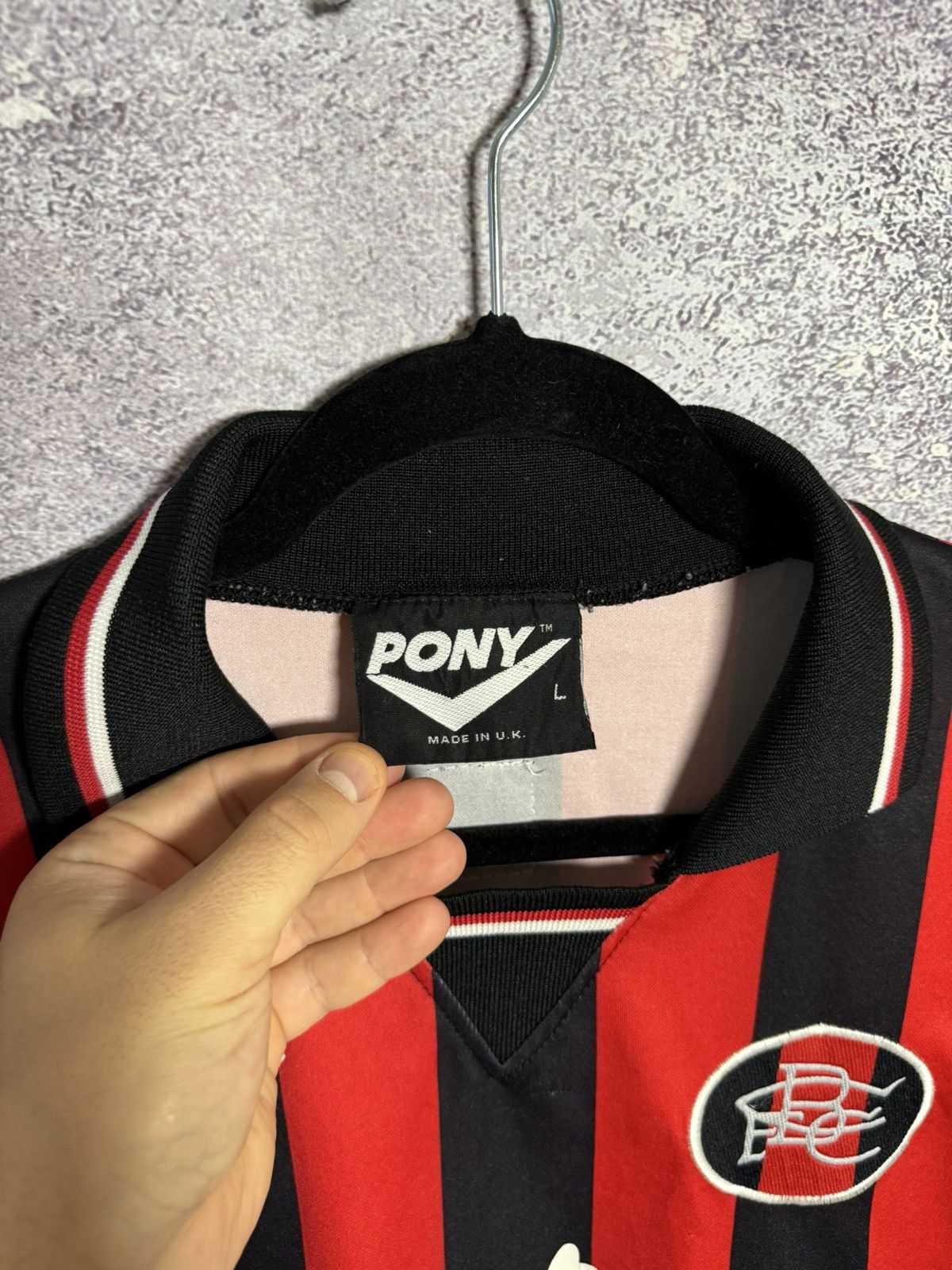PONY × Vintage 90’s Vintage Birmingham City 1996/97 Pony Soccer Jersey Size US L / EU 52-54 / 3 - 9 Thumbnail