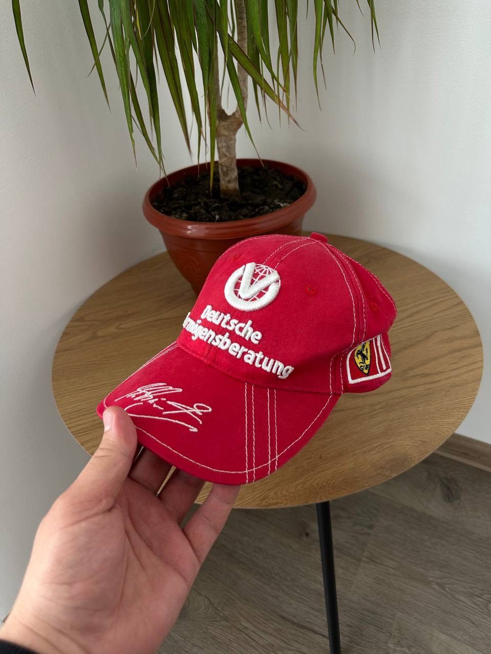 Ferrari Michael Schumacher Cap Deutsche Vermogensberatung Ferrari Size ONE SIZE - 3 Thumbnail