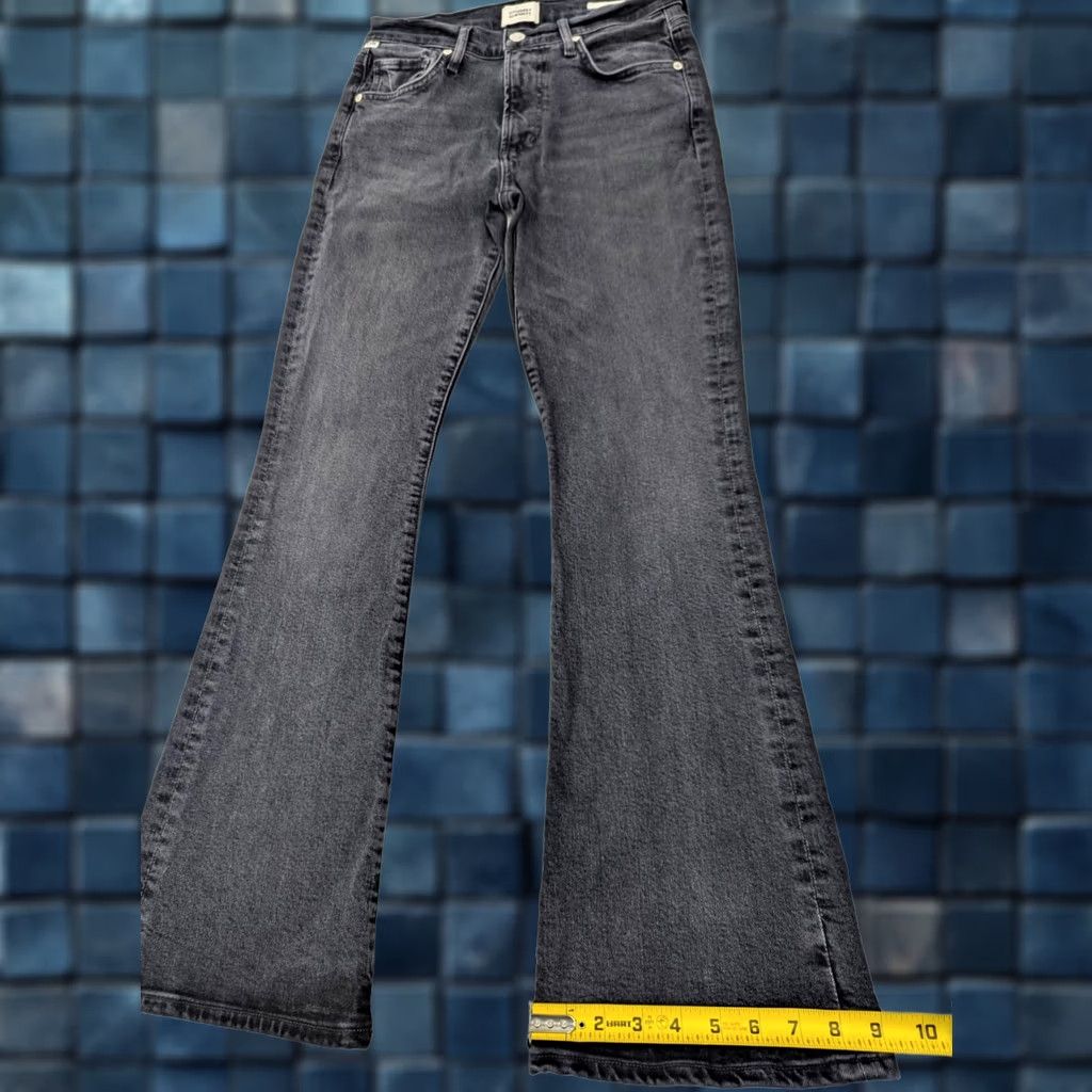 Citizens Of Humanity Citizens of Humanity Emmanuelle Slim Bootcut Jeans Women 27x30 Denim Stretch Black 5-Pocket Zipper Button Mid Rise Vintage: No Size 27" / US 4 / IT 40 - 1 Thumbnail