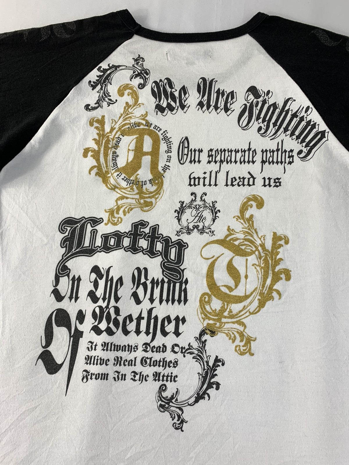 In The Attic In The Attic Full Use Gothic Raglan Design Logo Printed Tee Size US M / EU 48-50 / 2 - 9 Thumbnail