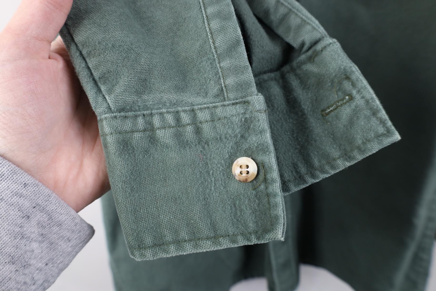 Vintage Vintage 90s Streetwear Deer Buck Chamois Cloth Button Shirt Size US L / EU 52-54 / 3 - 8 Thumbnail