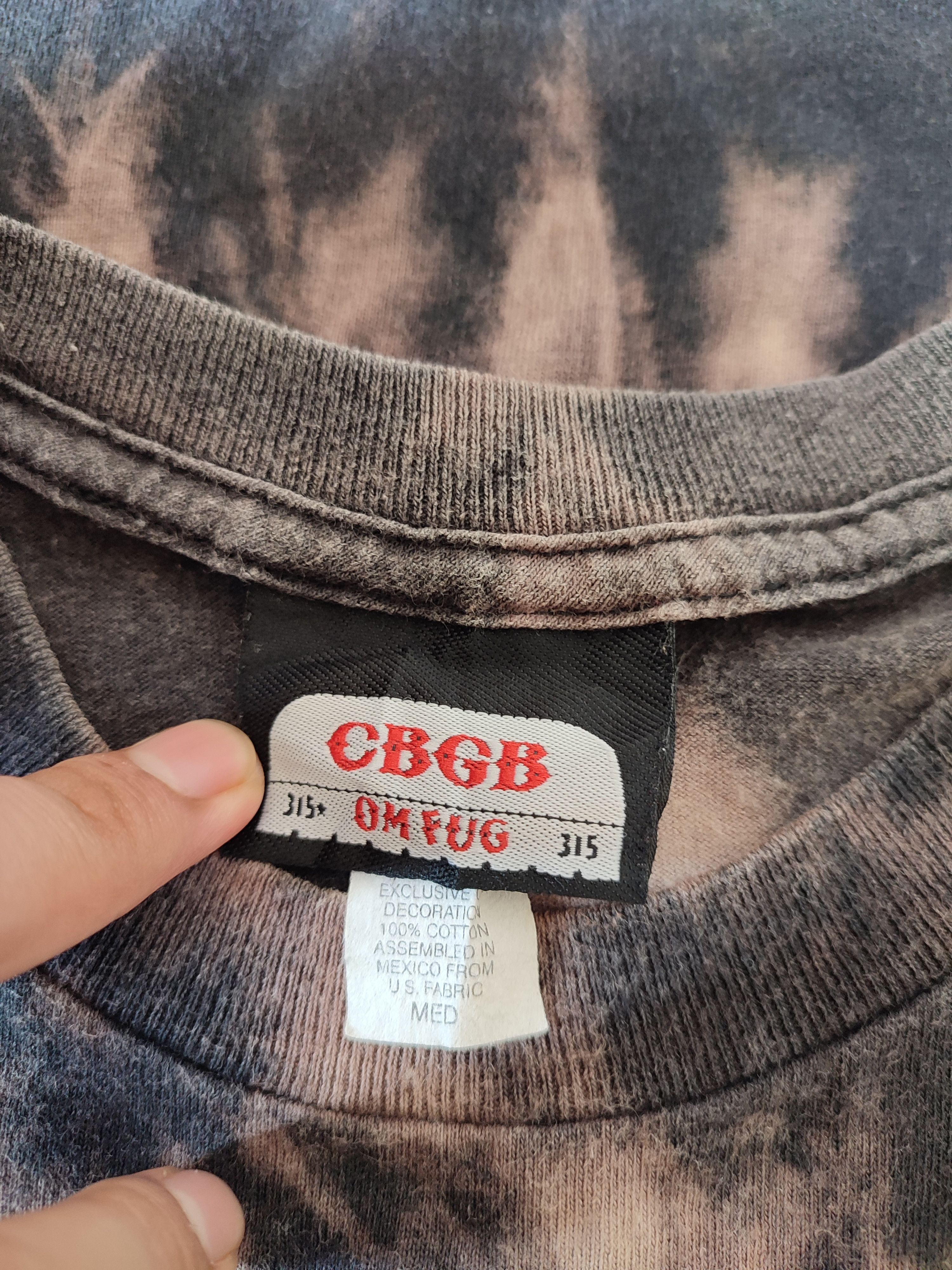 Band Tees × Vintage CBGB & OMFUG Vintage TEE Size US M / EU 48-50 / 2 - 7 Thumbnail