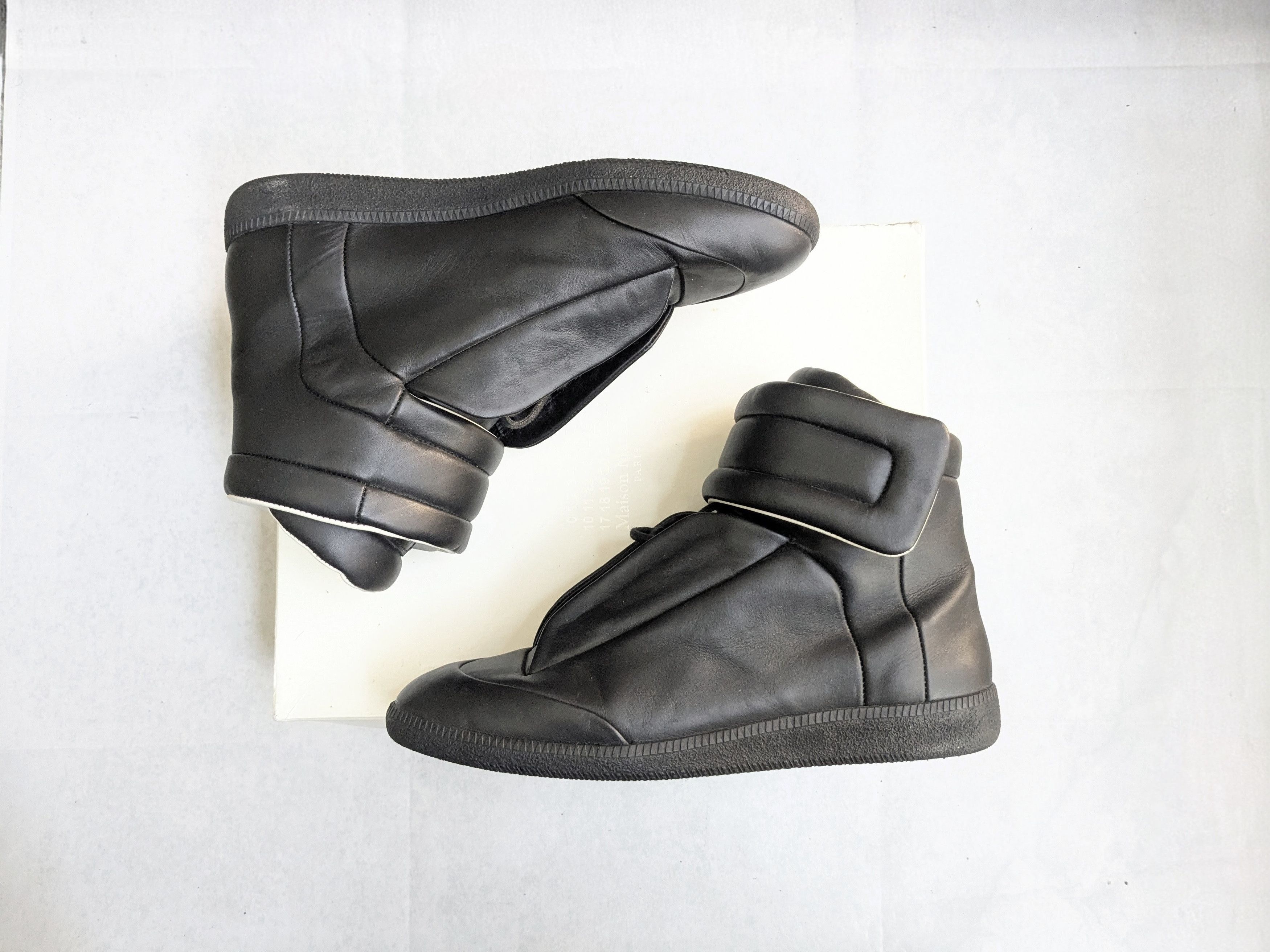 Maison Margiela Maison Margiela Future Sneakers Black 12 45 High Tops Size US 12 / EU 45 - 1 Thumbnail