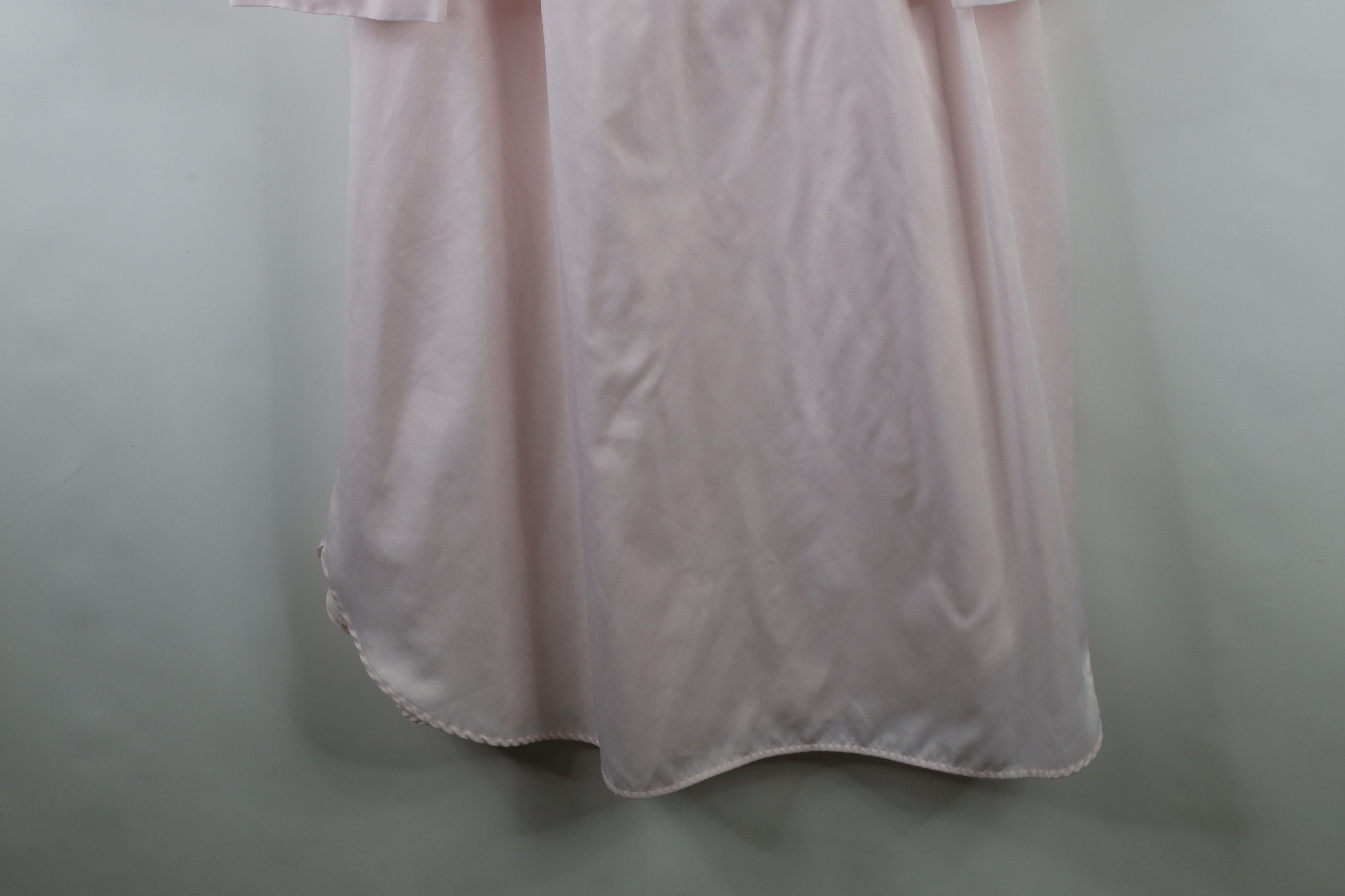 Vintage Vintage 90s Miss Elaine Ruffled Lace Night Gown Sleep Shirt Size M / US 6-8 / IT 42-44 - 4 Thumbnail