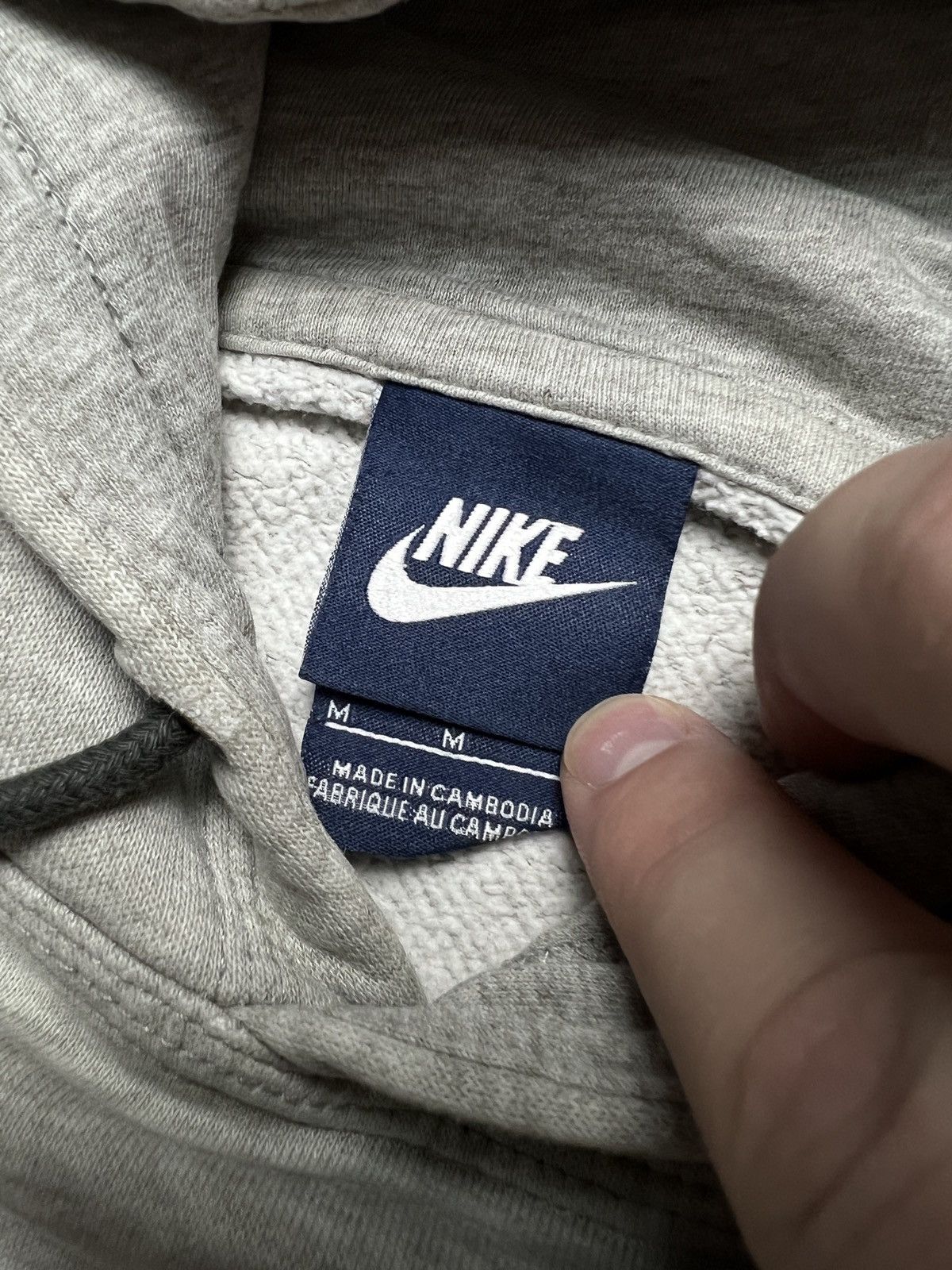 Nike Nike boxy fit vintage hoodie center swoosh logo spellout y2k Size US M / EU 48-50 / 2 - 8 Thumbnail