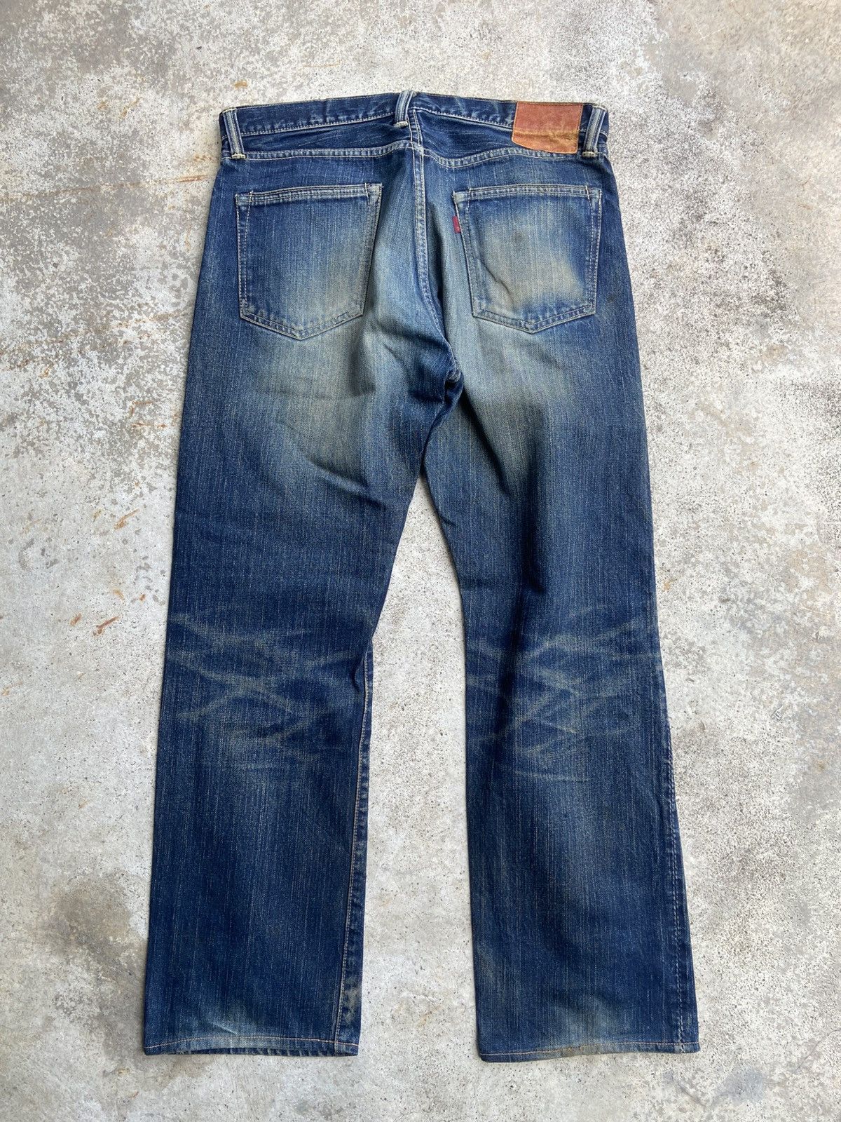 Eternal Vintage Eternal 811 Red Line Selvedge Heavy Distressed Big E Size US 36 / EU 52 - 1 Thumbnail