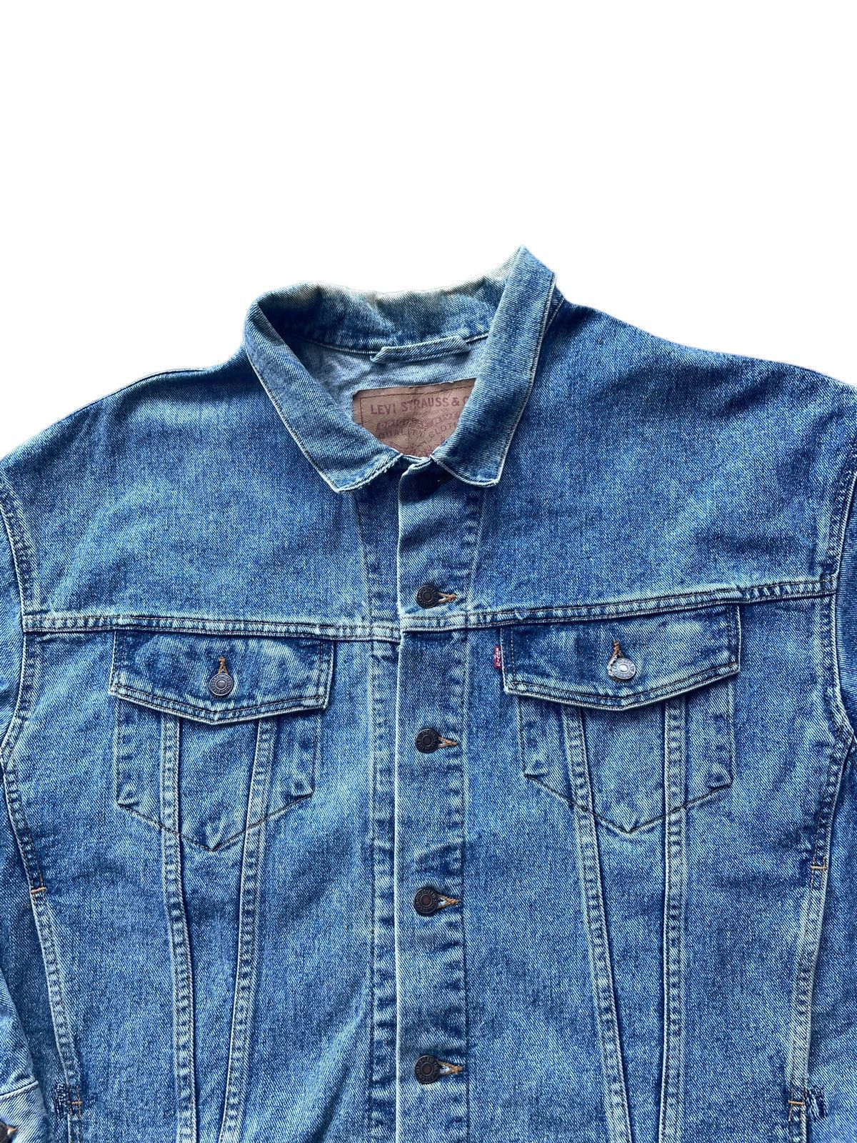 Levi's Vintage 1993 Levis 73598 Denim Jacket Size US XXL / EU 58 / 5 - 4 Thumbnail