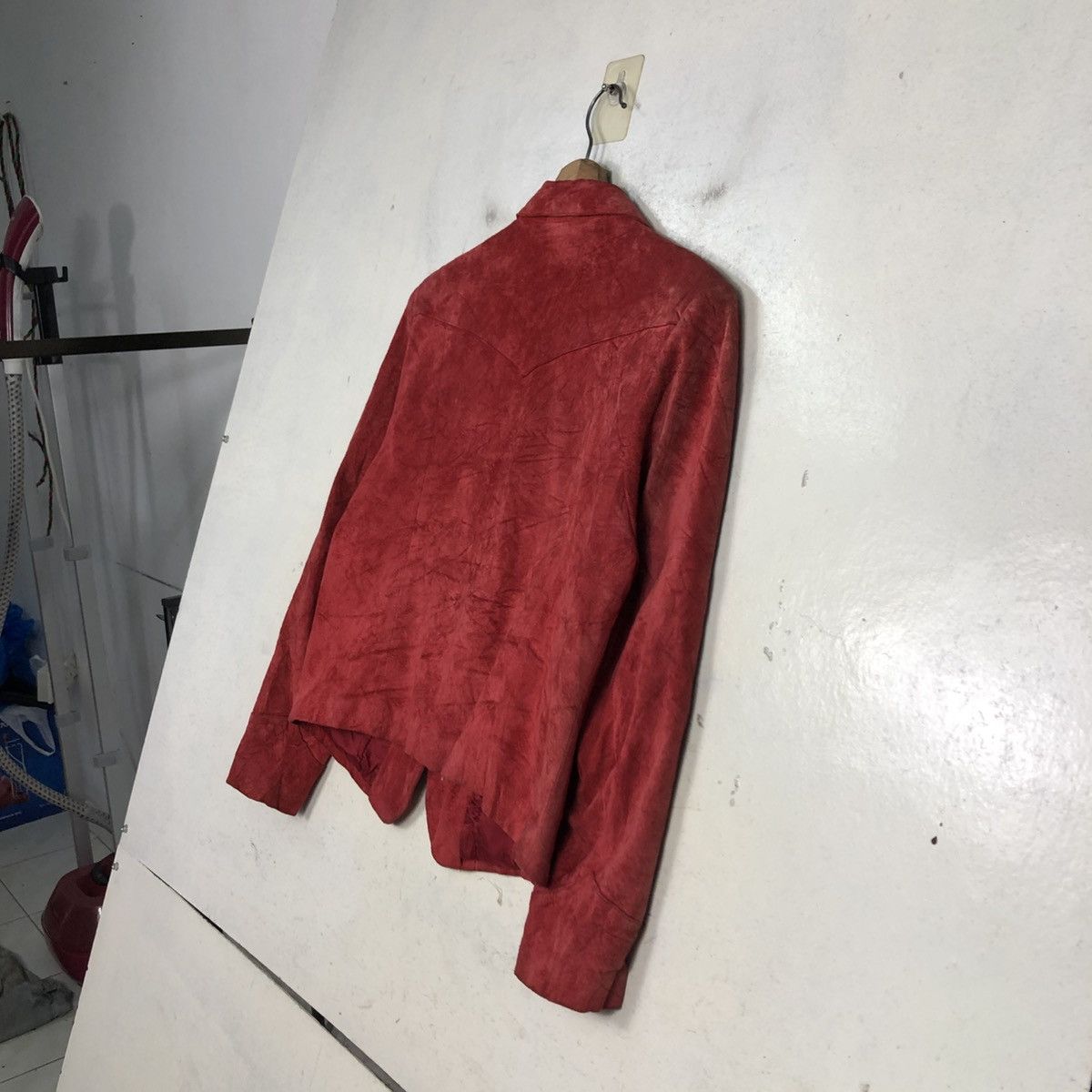 Japanese Brand Vintage Biker Leather Jacket Flandre Japan Issey Miyake Size US M / EU 48-50 / 2 - 12 Thumbnail