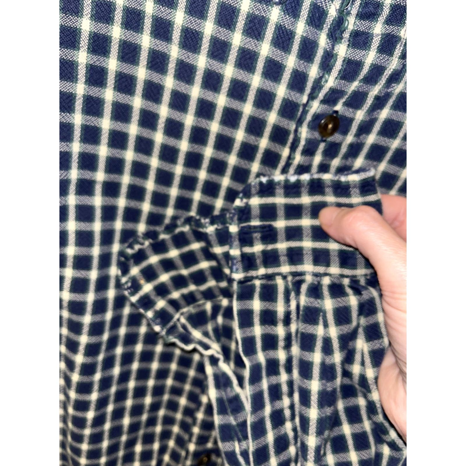 Abercrombie & Fitch VINTAGE Abercrombie & Fitch Men's Cotton Plaid Shirt XL Long Sleeve Button-Down Casual Fall Winter Green Blue 90s Size US XL / EU 56 / 4 - 4 Thumbnail
