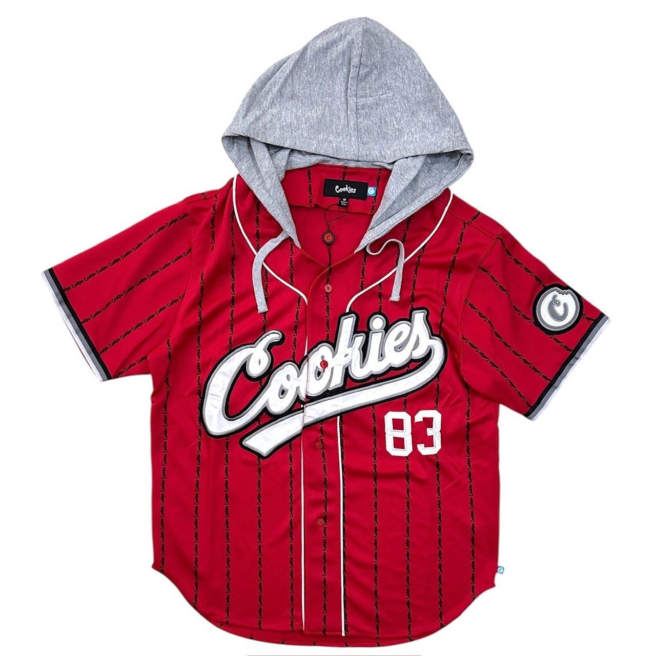 Cookies Cookies SF Clothing Embroidered Hooded Baseball Jersey Shirt Size US XL / EU 56 / 4 - 1 Thumbnail