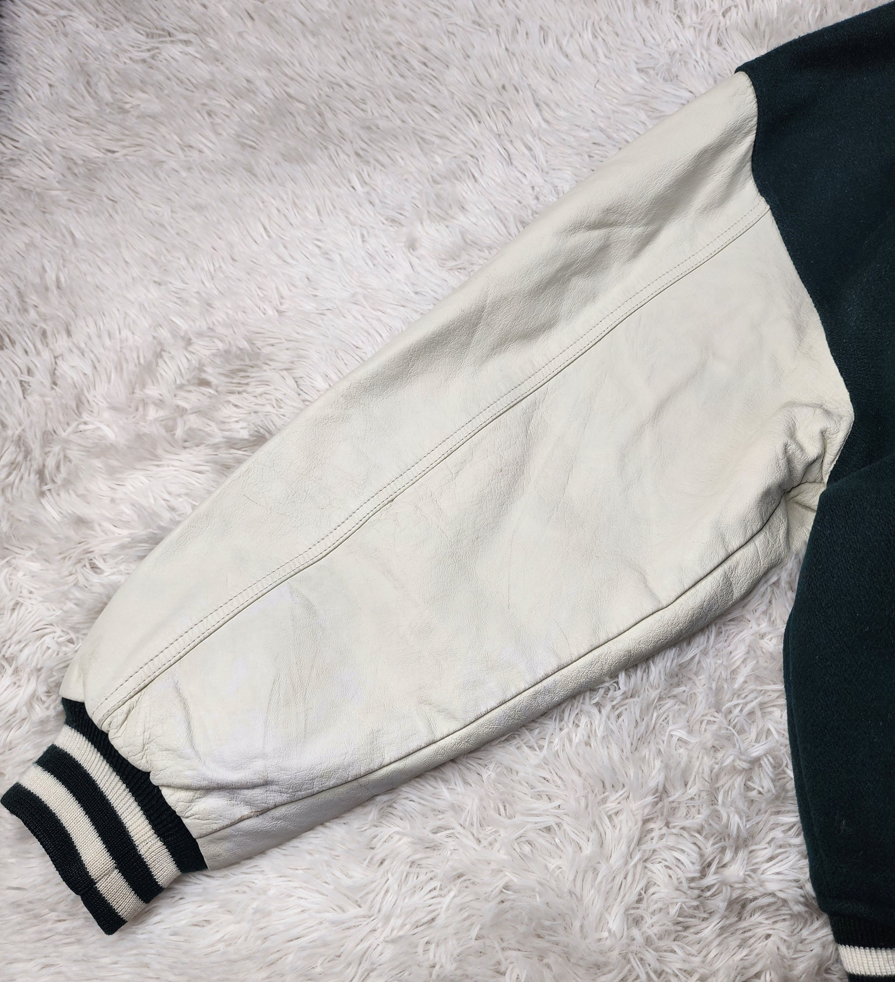 Guess Vintage Guess classic sportwear wool/leather varsity jacket Size US XL / EU 56 / 4 - 12 Thumbnail