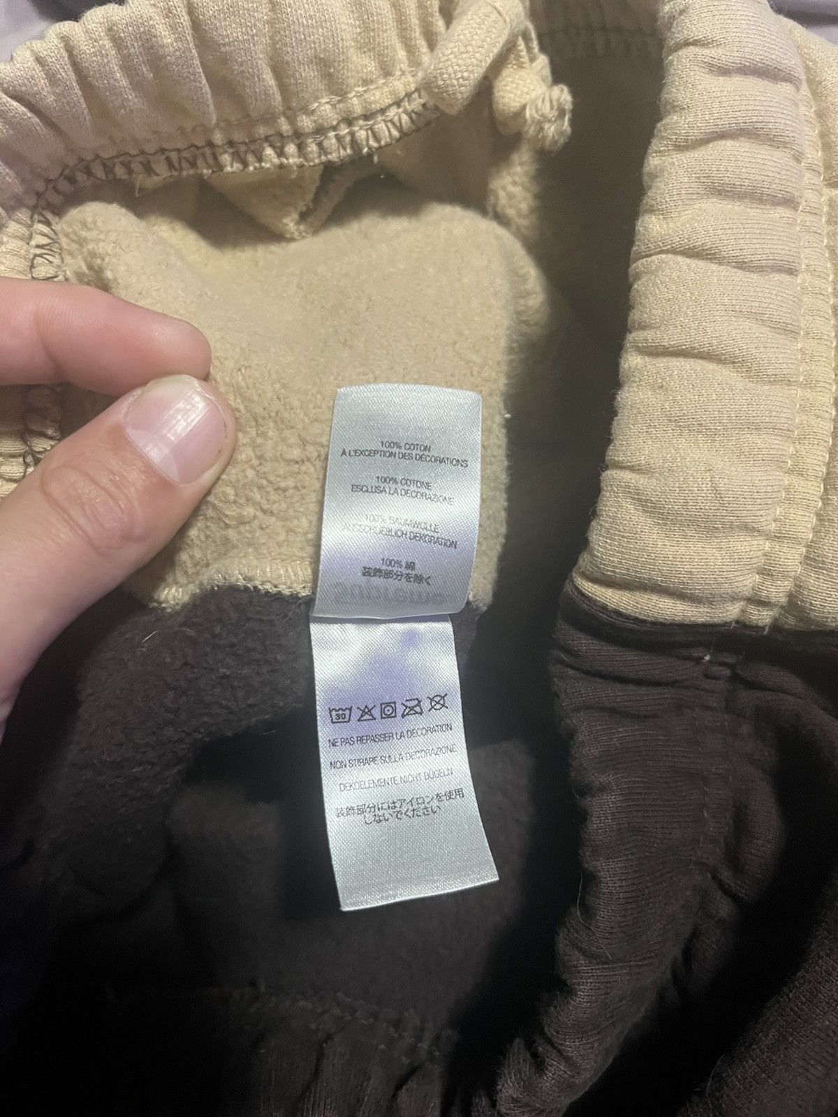 Supreme Supreme S Logo Split Color Sweatpants Size US 30 / EU 46 - 7 Thumbnail