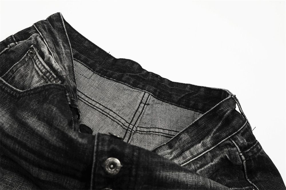 Vintage Men's Distressed Gradient Washed Denim Jeans Size US 32 / EU 48 - 5 Thumbnail
