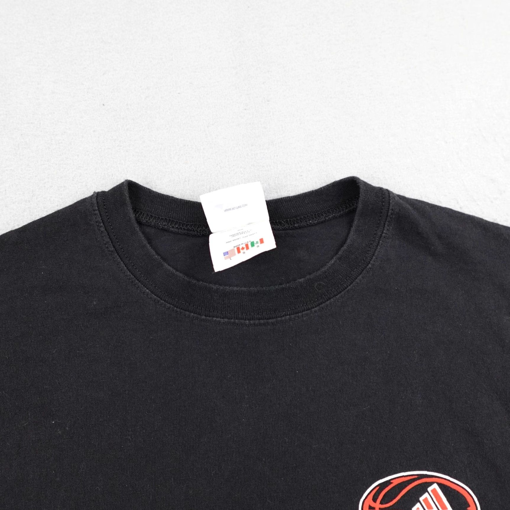 Adidas VINTAGE adidas Shirt Mens Large Black Basketball Sleeveless Tank Top 90s USA Size US L / EU 52-54 / 3 - 2 Thumbnail
