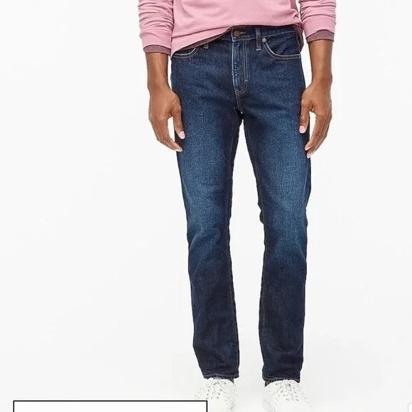 J.Crew J Crew Mens 30x32 Blue Jeans Pants Slim NWT Rigid Actual 32x Size US 30 / EU 46 - 1 Thumbnail