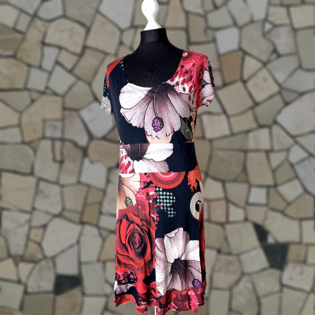 Desigual Desigual womens dress XL Multicoloured Size XL / US 12-14 / IT 48-50 - 1 Thumbnail