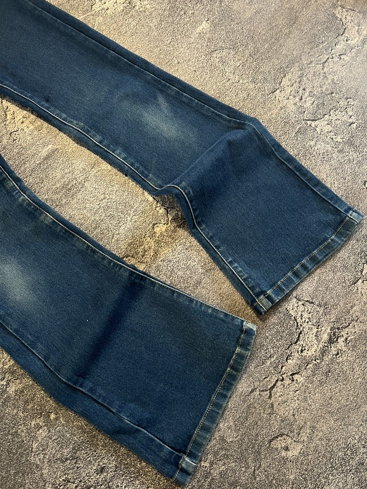 Japanese Brand CRAZY Number Nine Style flared – y2k opium archive avan 90s Size US 32 / EU 48 - 4 Thumbnail