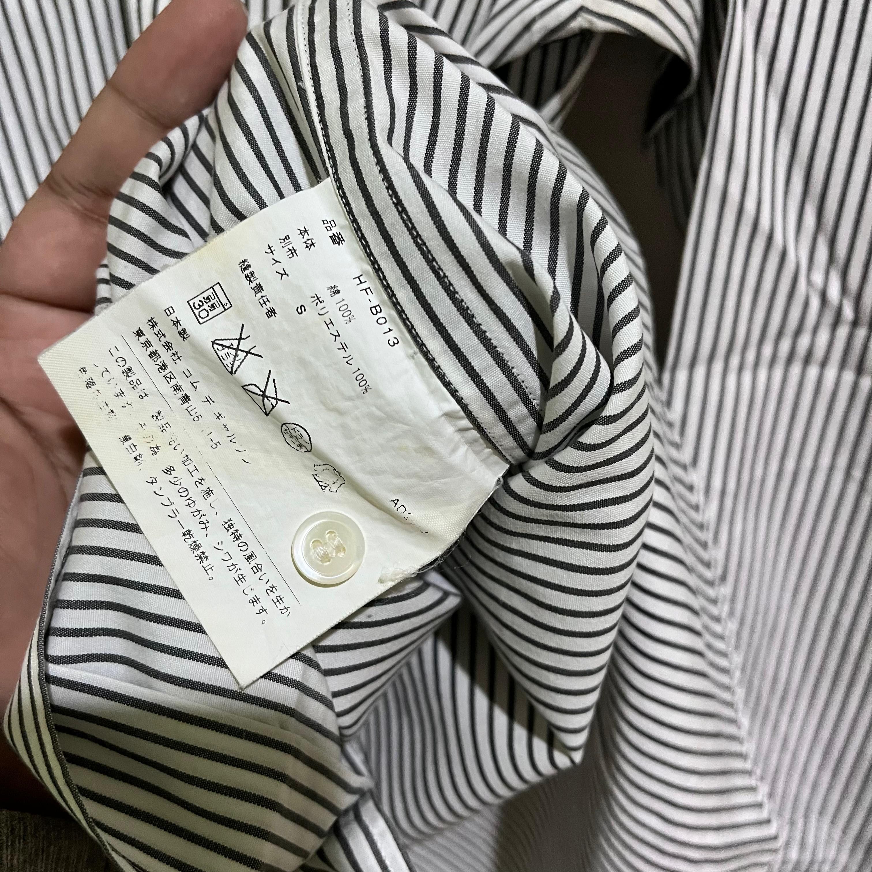 Comme des Garcons × Comme des Garcons Homme AD2010 Comme des garcons stripe line button up shirt Size US S / EU 44-46 / 1 - 6 Thumbnail