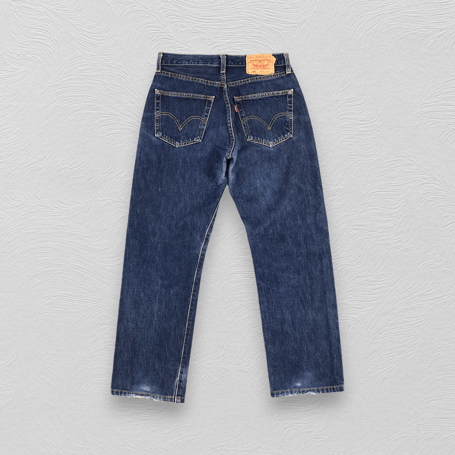 Levi's Vintage Levis 501 Jeans Blue Washed Denim KJ466 Size US 29 - 2 Thumbnail