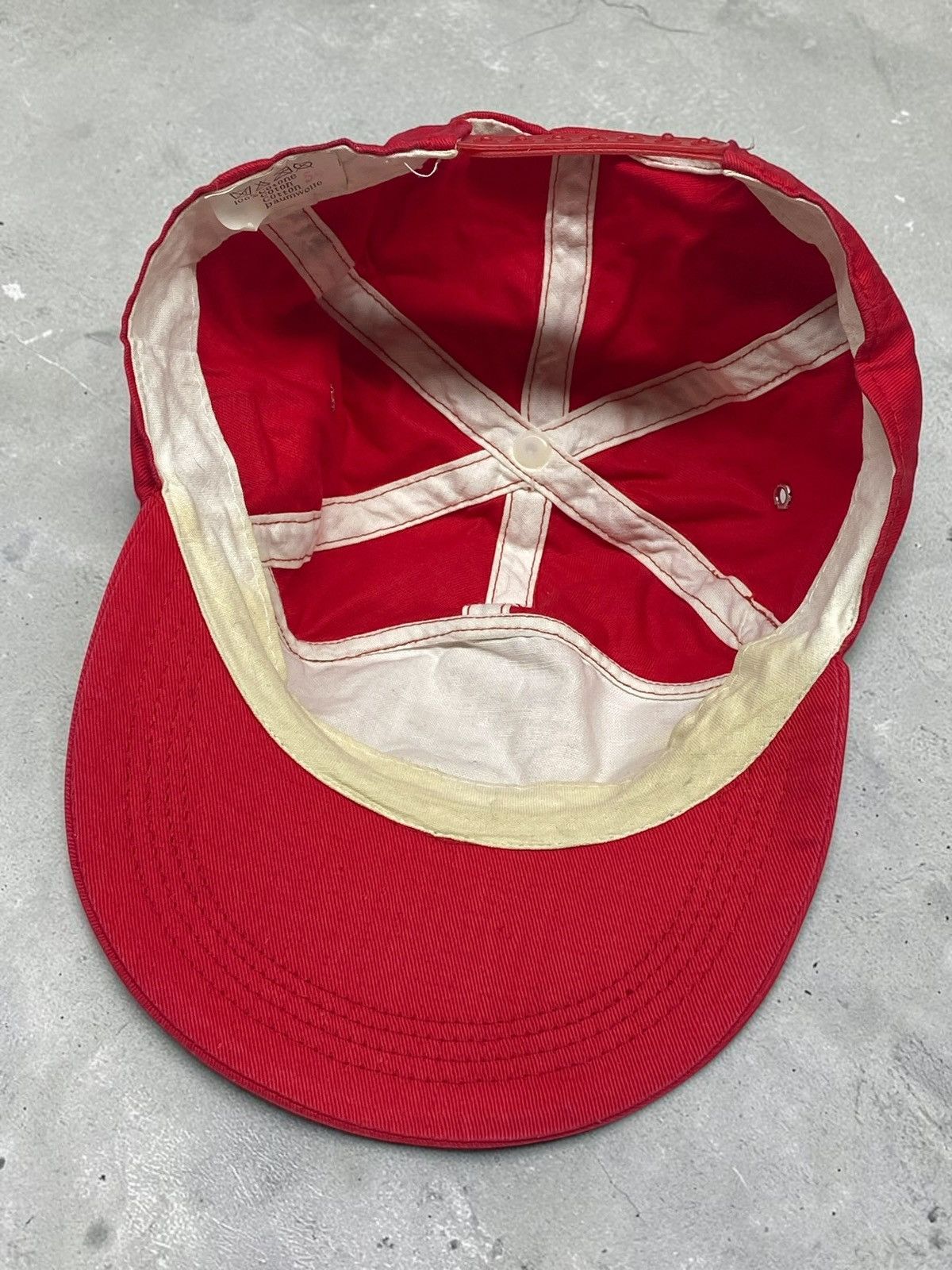 Ferrari Vintage 80s Ferrari Gerhard Berger F1 Cap Size ONE SIZE - 12 Thumbnail
