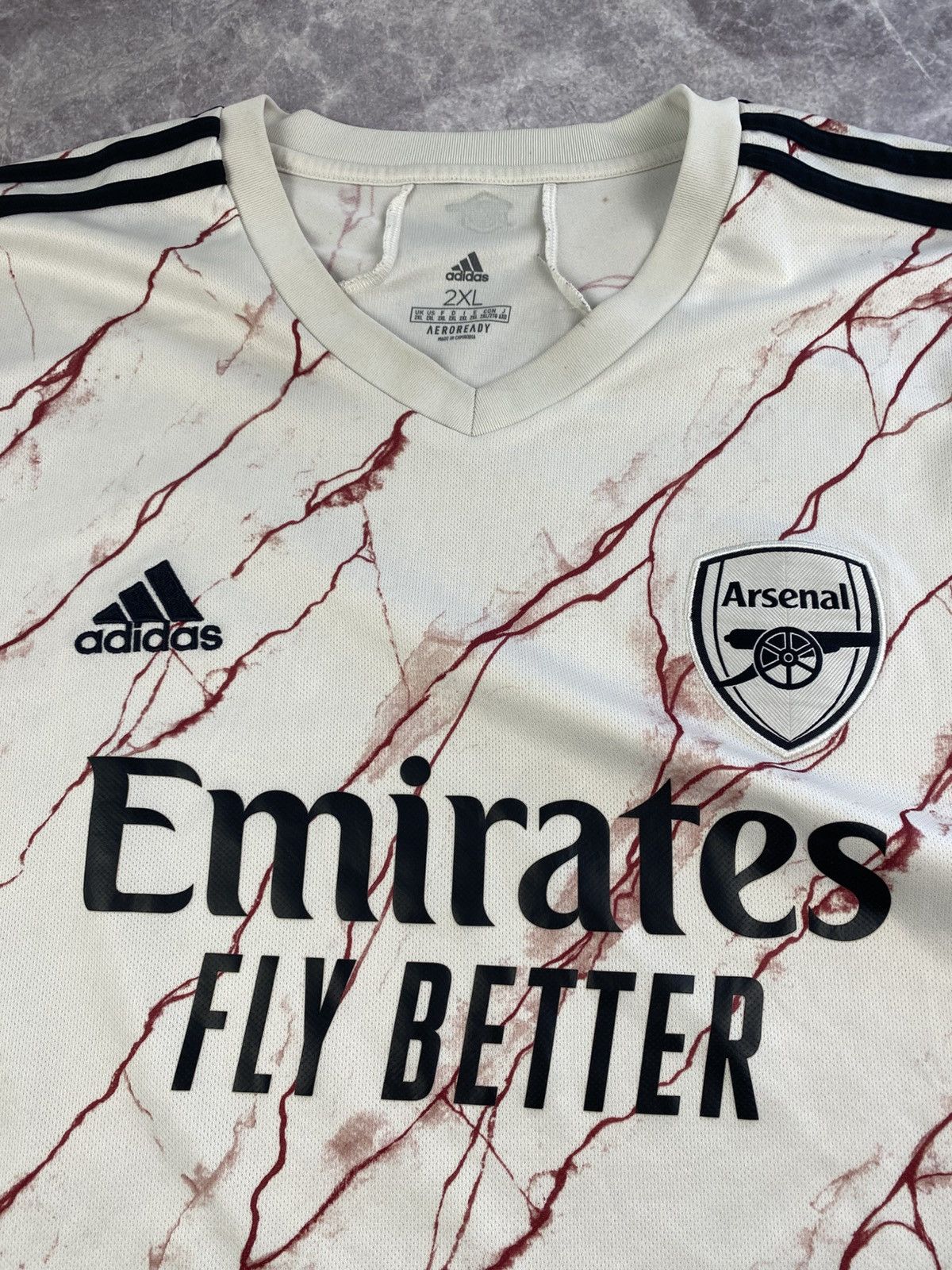 Adidas Adidas Arsenal 2020 Football Shirt Soccer Jersey XXL Size US XXL / EU 58 / 5 - 2 Thumbnail